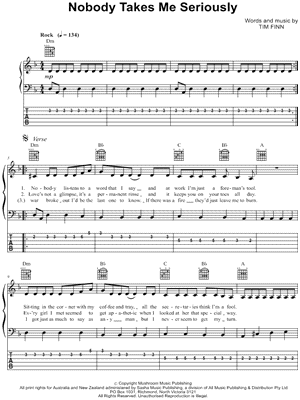 Nobody Takes Me Seriously