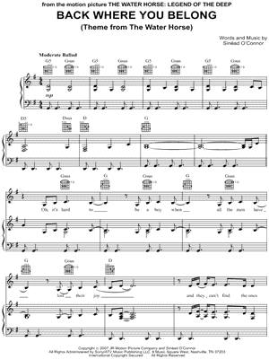Back Where You Belong (Theme from The Water Horse)