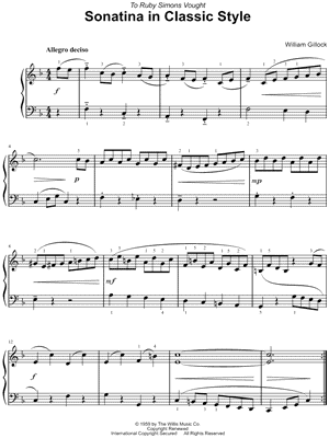 Sonatina in Classic Style