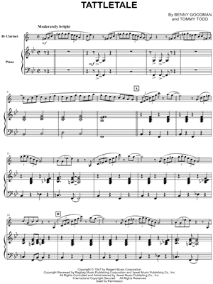 Tattletale - Piano Accompaniment