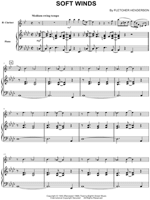 Soft Winds - Piano Accompaniment
