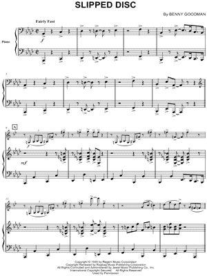 Slipped Disc - Piano Accompaniment