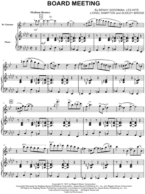 Board Meeting - Piano Accompaniment