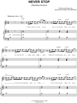 Never Stop (Wedding Version)