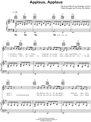 Applaus, Applaus