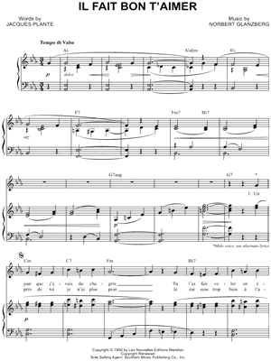 Il Fait Bon T'aimer