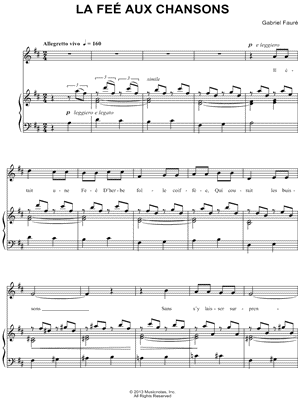 La Fée Aux Chansons