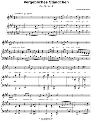 Vergebliches Ständchen