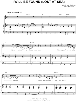 I Will Be Found (Lost At Sea)