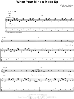 When Your Mind's Made Up