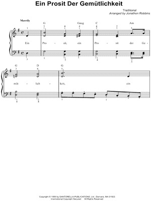Ein Prosit Der Gemutlichkeit