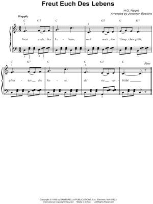 Freut Euch Des Lebens