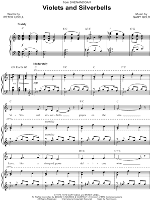 Violets and Silverbells