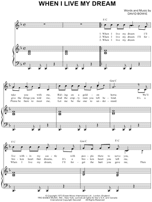 When I Live My Dream