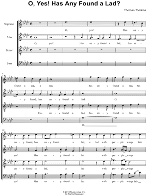 O, Yes! Has Any Found a Lad?