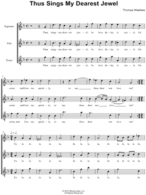 Thus Sings My Dearest Jewel