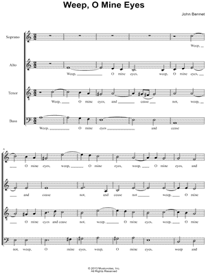 Weep, O Mine Eyes