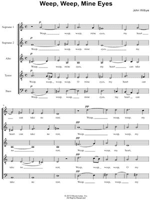 Weep, Weep, Mine Eyes