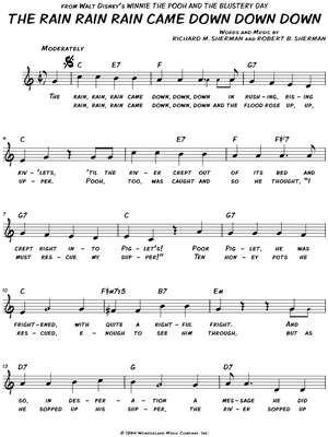 The Rain Rain Rain Came Down Down Down