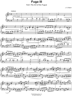 The Art of the Fugue: Fuga III