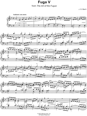 The Art of the Fugue: Fuga V