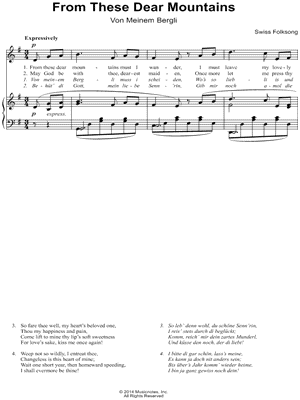 From These Dear Mountains