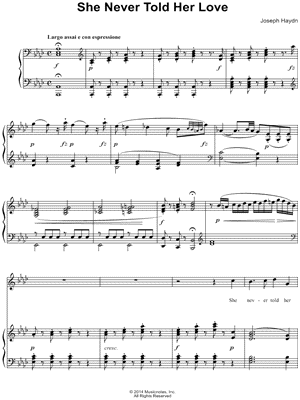 She Never Told Her Love