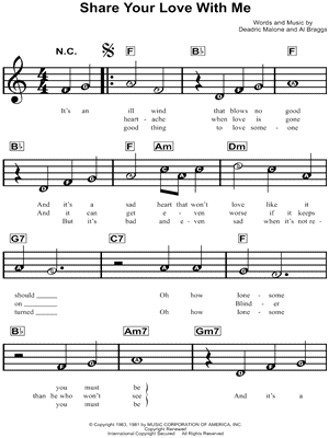 Share Your Love With Me