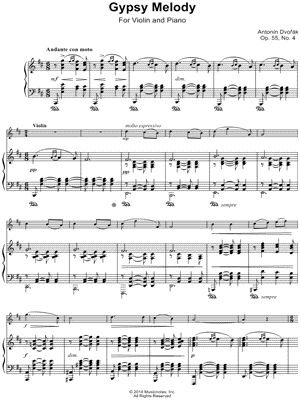 Gypsy Melody - Piano Accompaniment