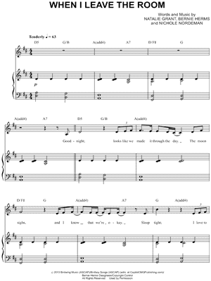 When I Leave the Room