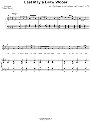 Last May a Braw Wooer