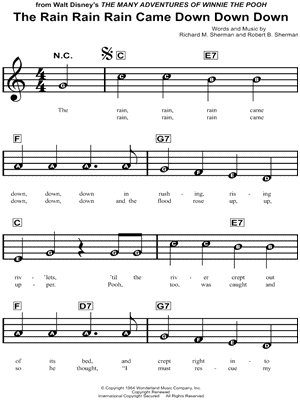 The Rain Rain Rain Came Down Down Down