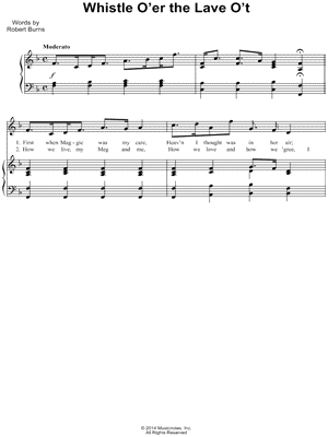 Whistle O'er the Lave O't