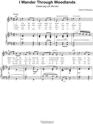 I Wander Through Woodlands