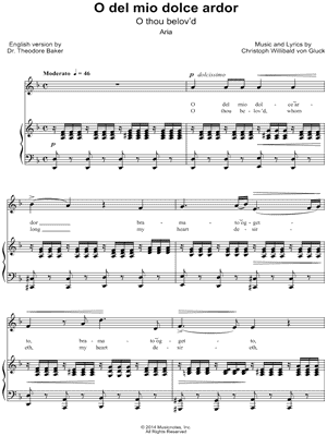 O del mio dolce ardor