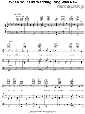 When Your Old Wedding Ring Was New