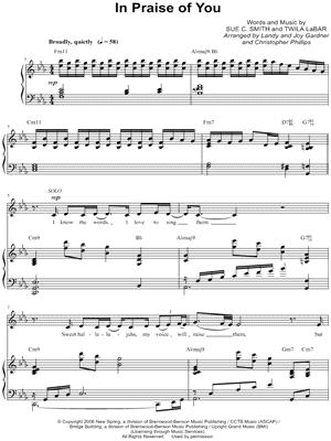 In Praise of You