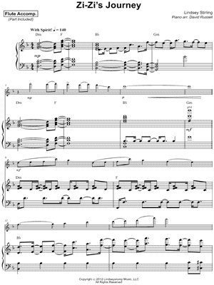 Zi-Zi's Journey - Flute & Piano
