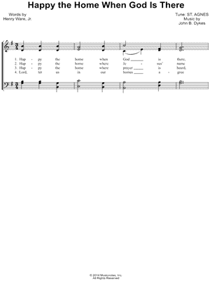 Happy the Home When God Is There