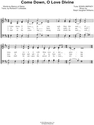 Come Down, O Love Divine