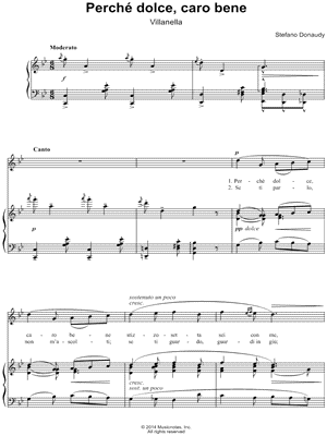 Perche Dolce, Caro Bene
