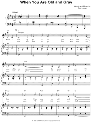 When You Are Old and Gray