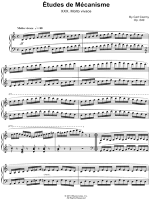 Etudes de Mecanisme: XXX. Molto vivace