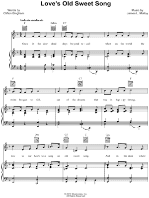 Love's Old Sweet Song