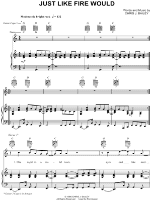 Just like Fire Would