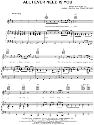 All I Ever Need Is You