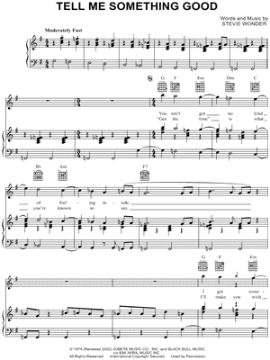 Tell Me Something Good