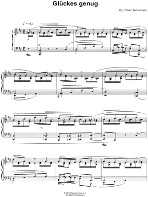 Kinderszenen, Op. 15, No. 5: Glückes genug