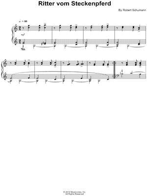 Kinderszenen, Op. 15, No. 9: Ritter vom Steckenpferd