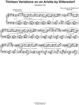 Thirteen Variations on an Arietta by Dittersdorf: Variation VIII